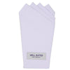 Lilac Cotton Pique Four Point Fold Pocket Square-Pocket Square-Well Suited NYC-Well Suited NYC
