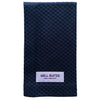 Black Pique Straight Fold Pocket Square-Pocket Square-WELL SUITED NYC-Well Suited NYC