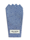 Blue Honeycomb 4 Point Pocket Square-Pocket Square-Well Suited-Well Suited NYC