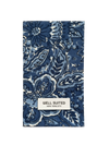 Blue Paisley Straight Fold Pocket Square-Pocket Square-Well Suited-Well Suited NYC