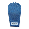 Blue twist 4 Point Pocket Square-Pocket Square-Well Suited-Well Suited NYC