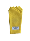 Canary Four point Pocket Sqaure-Pocket Square-Well Suited -Well Suited NYC