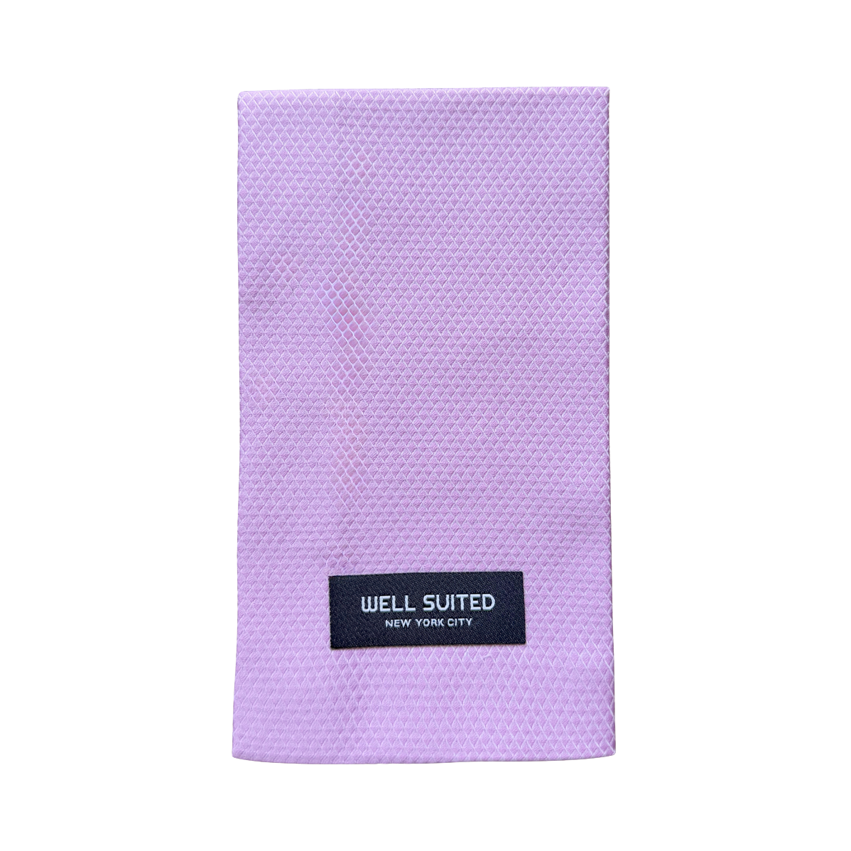Diamond Pink Straight Pocket Square-Pocket Square-Well Suited -Well Suited NYC