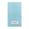 Light Blue Cotton Pique Straight Fold Pocket Square-Pocket Square-Well Suited NYC-Well Suited NYC