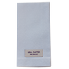 Light Blue Cotton Pique Straight Fold-Pocket Square-Well Suited NYC-Well Suited NYC