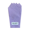 Lilac & White Pattern 4 Point Pocket Square-Pocket Square-Well Suited NYC-Well Suited NYC