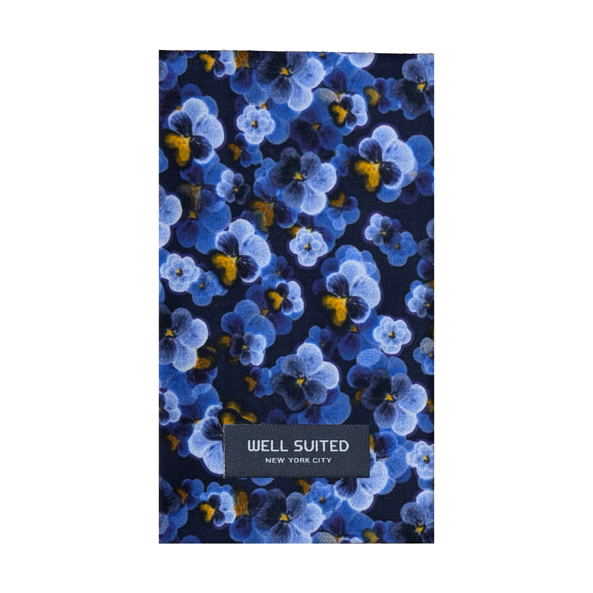 Multi Floral Straight Pocket Square-Pocket Square-Well Suited -Well Suited NYC