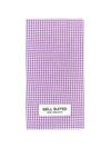 Purple Houndstooth Straight Pocket Square-Well Suited -Well Suited NYC