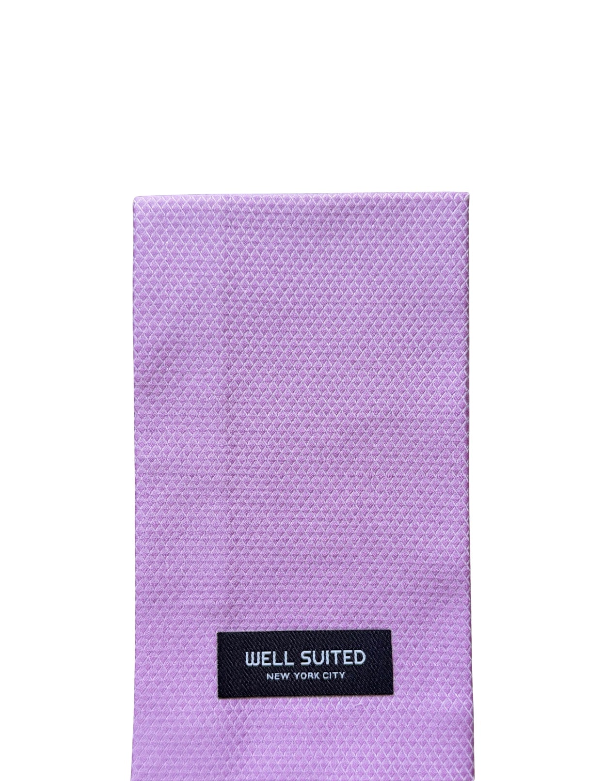 Diamond Pink Straight Pocket Square-Pocket Square-Well Suited -Well Suited NYC