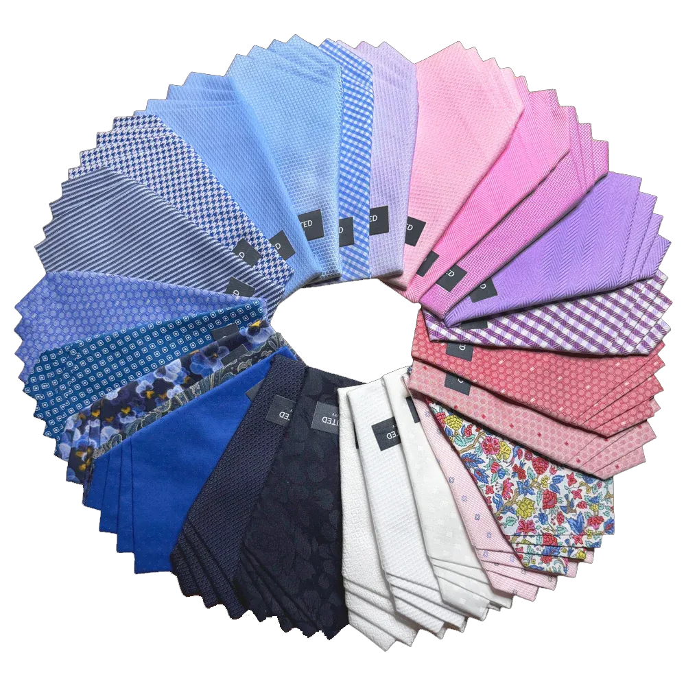X ANNUAL SUBSCRIPTION OF POCKET SQUARES!-Pocket Square-Well Suited -Well Suited NYC